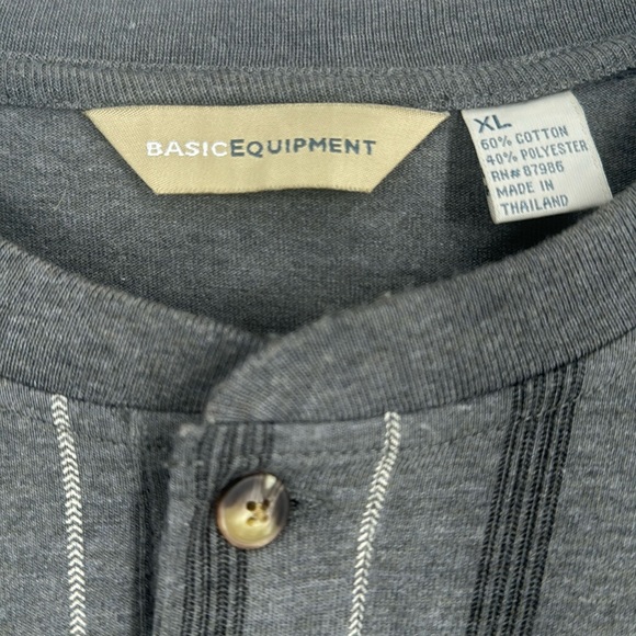 Men’s Basic Equipment 3 button tee XL 60% cotton 40% polyester - Picture 2 of 5